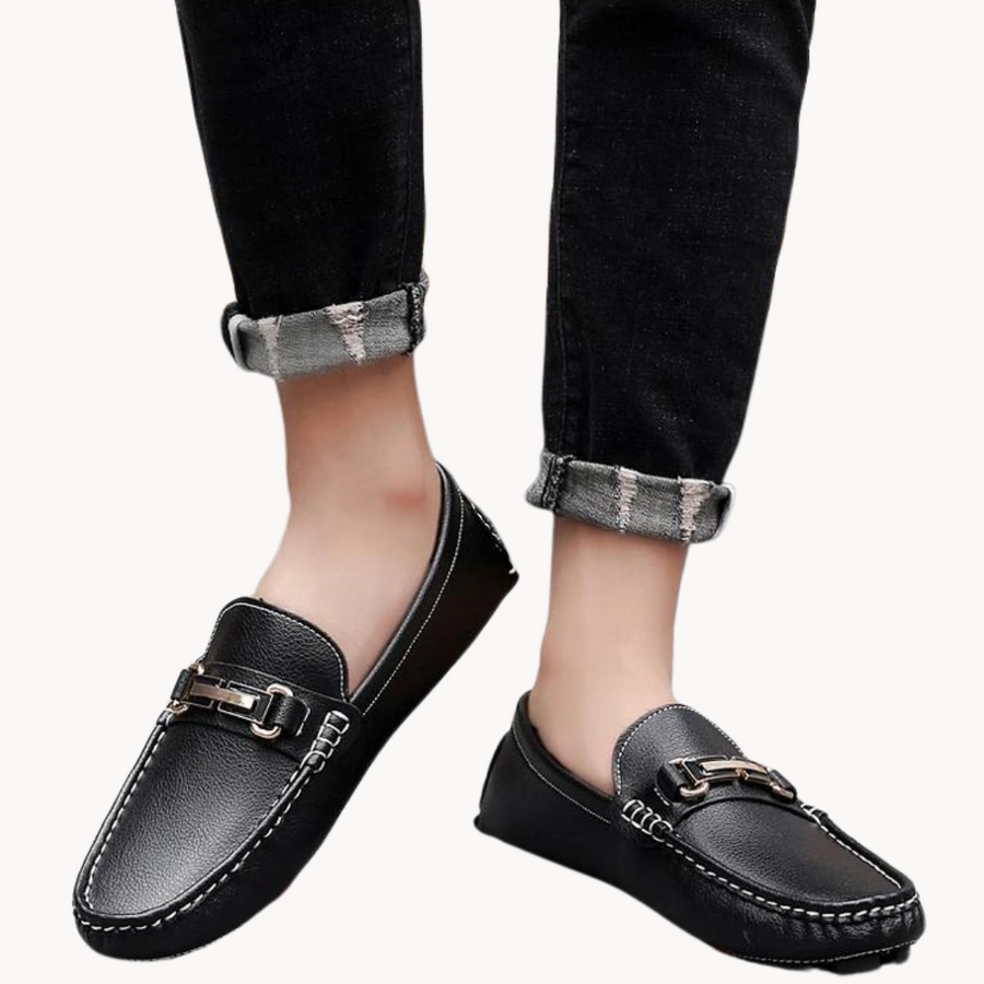Genuine Leather Slip-On - Moccasins CAAYWORLD MEN