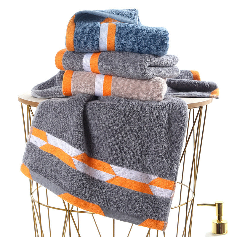 Geometric Cotton - Bath Towel CAAYWORLD