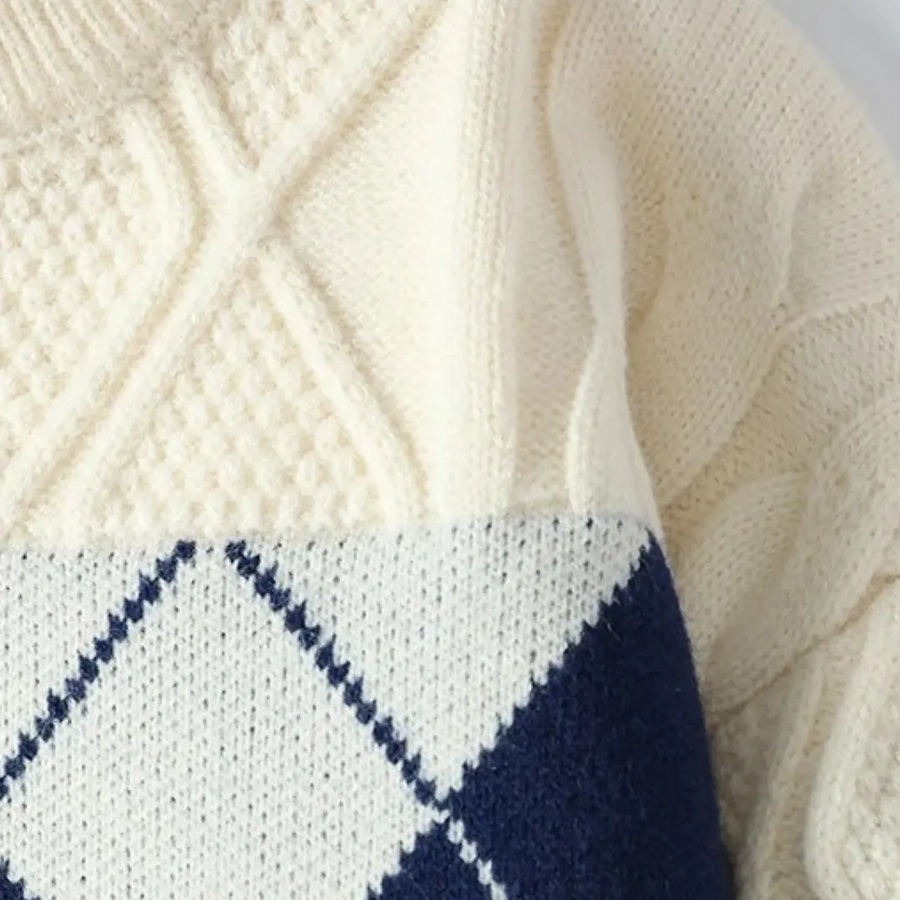 Geometric Knit - Sweater CAAYWORLD