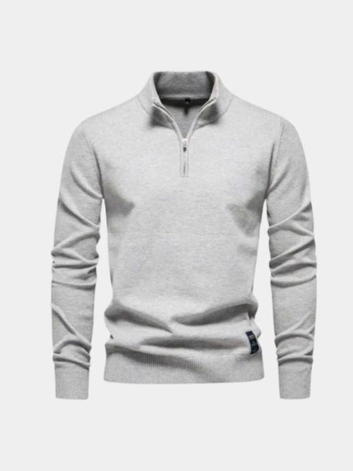Half Zip Knitwear Pullover Sweater - CAAYWORLD CAAYWORLD