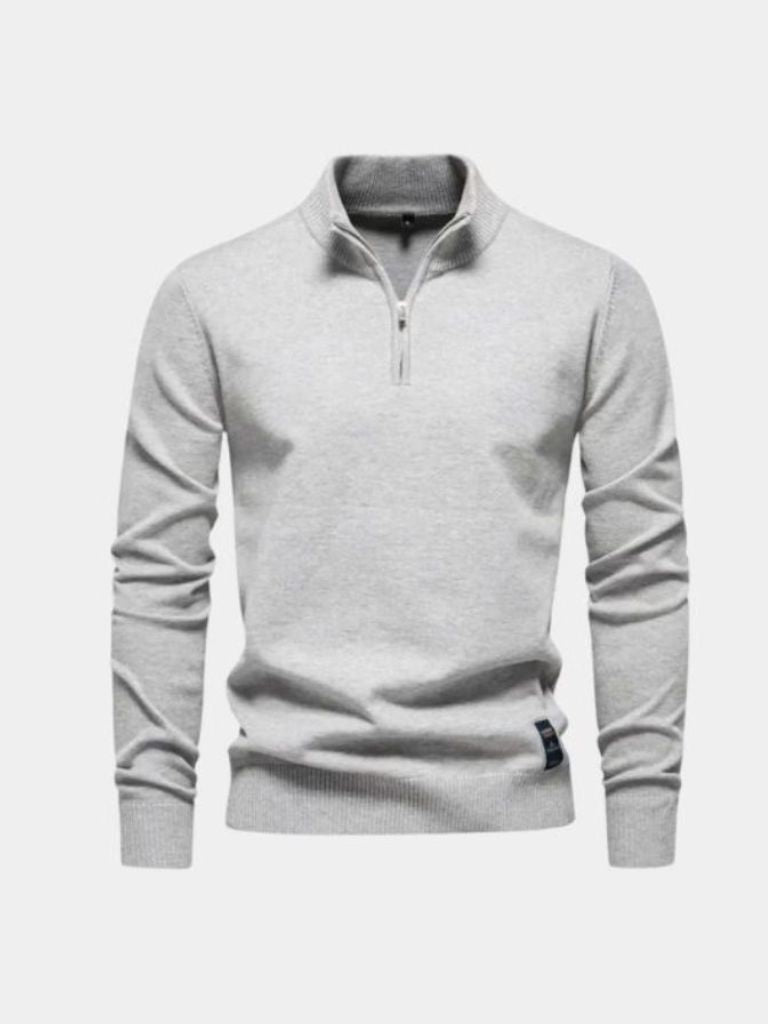 Half Zip Knitwear Pullover Sweater - CAAYWORLD CAAYWORLD