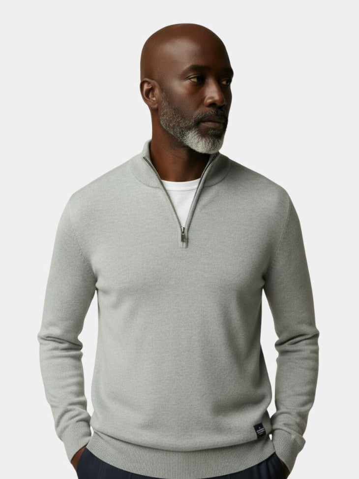 Half Zip Knitwear Pullover Sweater - CAAYWORLD CAAYWORLD