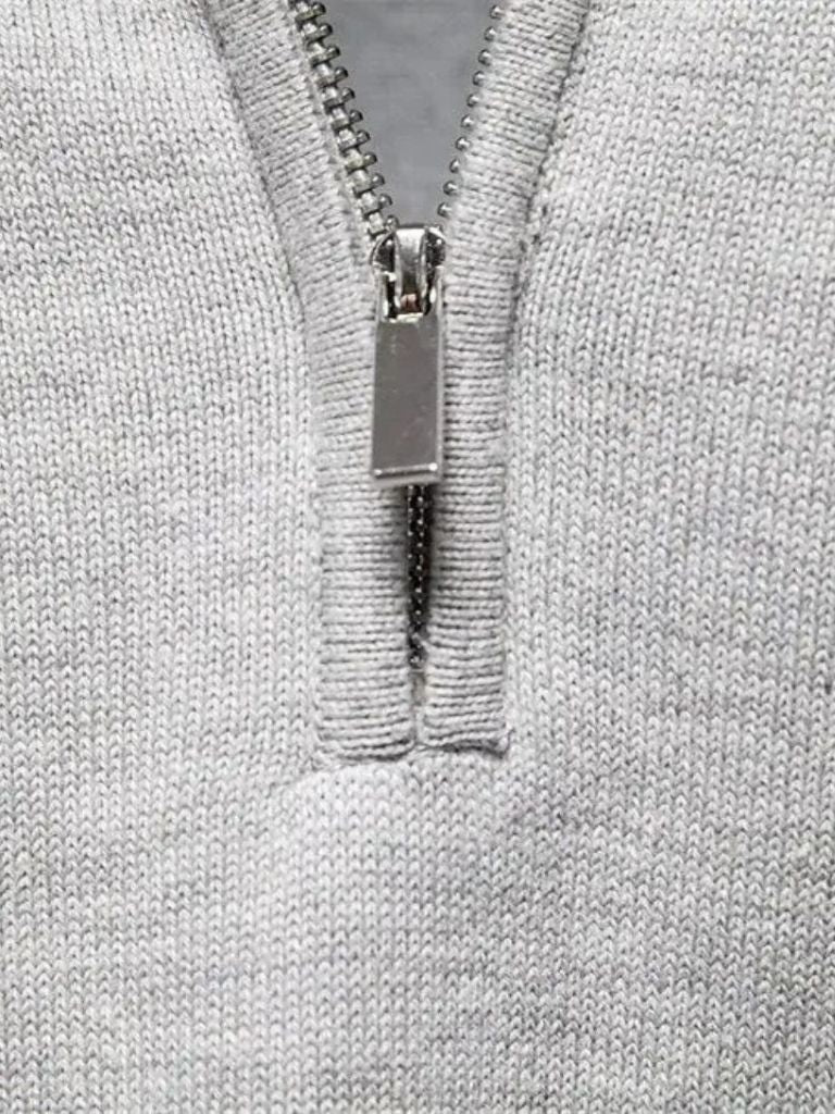 Half Zip Knitwear Pullover Sweater - CAAYWORLD CAAYWORLD