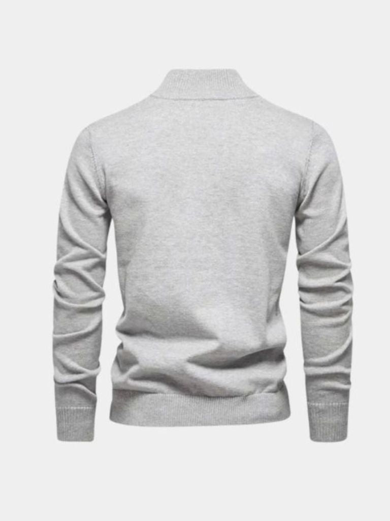 Half Zip Knitwear Pullover Sweater - CAAYWORLD CAAYWORLD