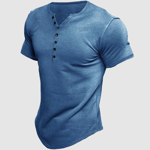 Havre Short Sleeve Henley - T-Shirt CAAYWORLD MEN