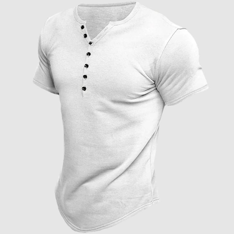 Havre Short Sleeve Henley - T-Shirt CAAYWORLD MEN