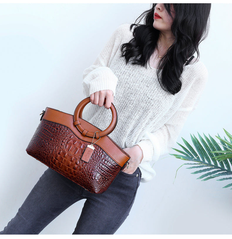 Frances™ | Classic Leather Shoulder Bag from Heritage