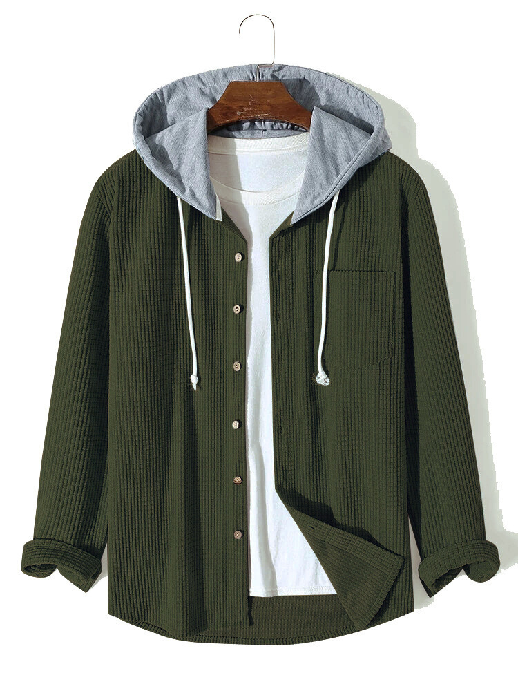 Hooded Corduroy - Jacket CAAYWORLD MEN