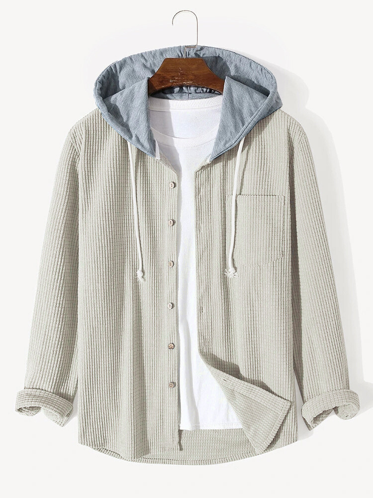 Hooded Corduroy - Jacket CAAYWORLD MEN