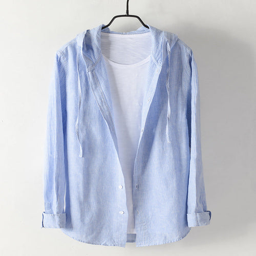 Hooded Linen - Shirt CAAYWORLD