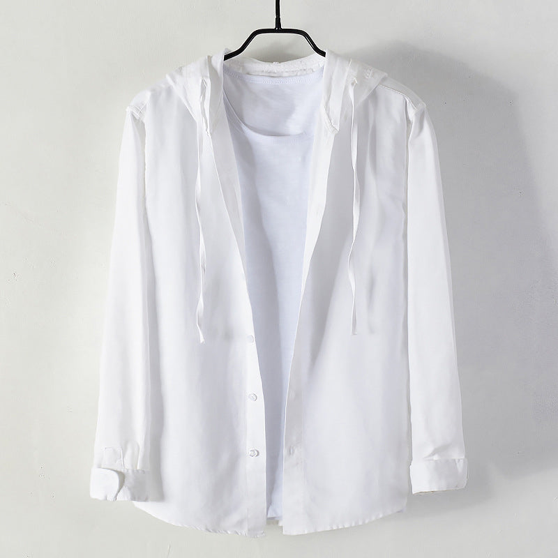 Hooded Linen - Shirt CAAYWORLD