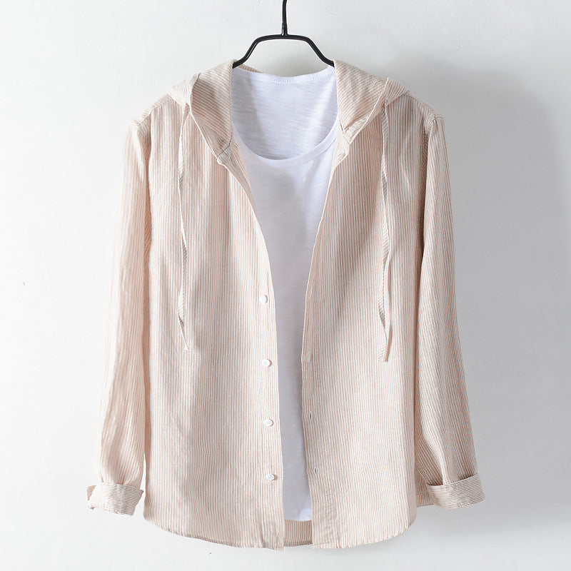 Hooded Linen - Shirt CAAYWORLD
