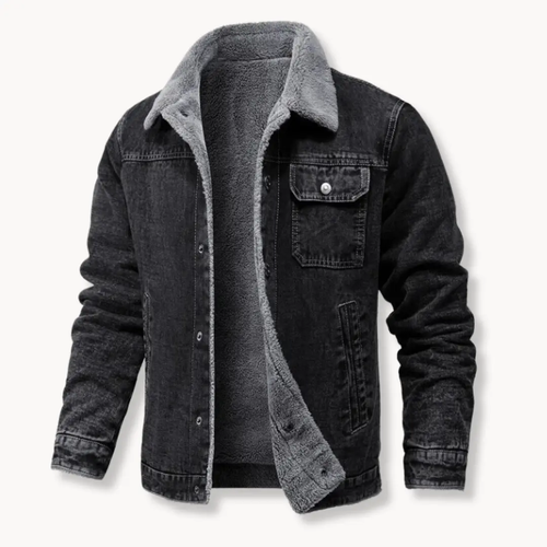 Houston Washed Blue Denim Trucker - Jacket CAAYWORLD