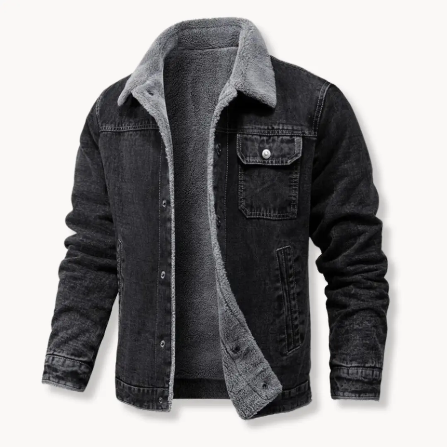 Houston Washed Blue Denim Trucker - Jacket CAAYWORLD