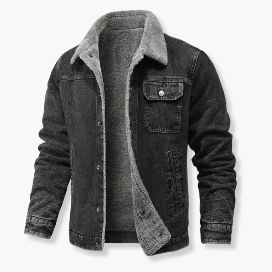 Houston Washed Blue Denim Trucker - Jacket CAAYWORLD