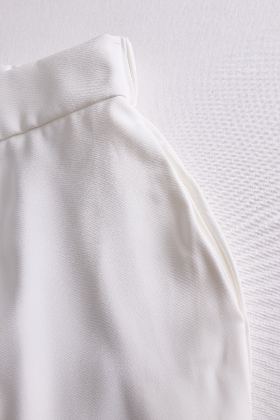 Elegant White High-Waisted Trousers HWT