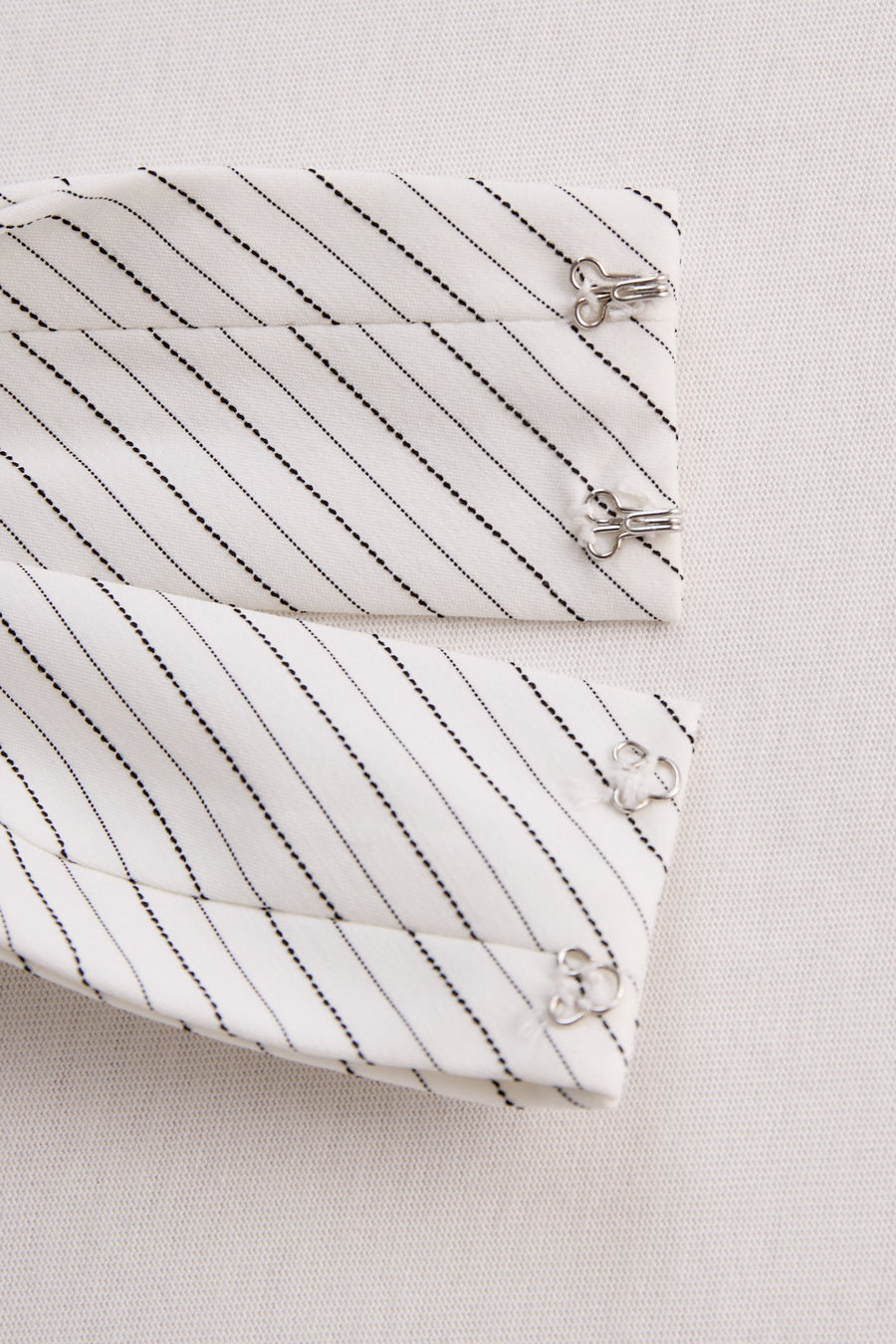 Striped Halter-Neck Knot Front Blouse HWT