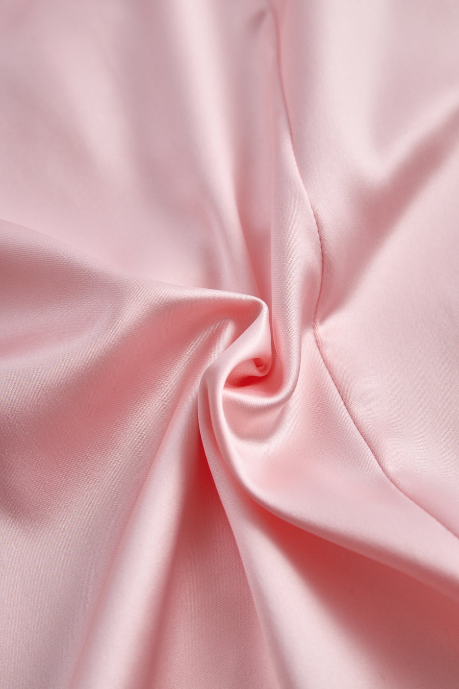 Sleeveless Blush Pink Satin Blazer Dress SN