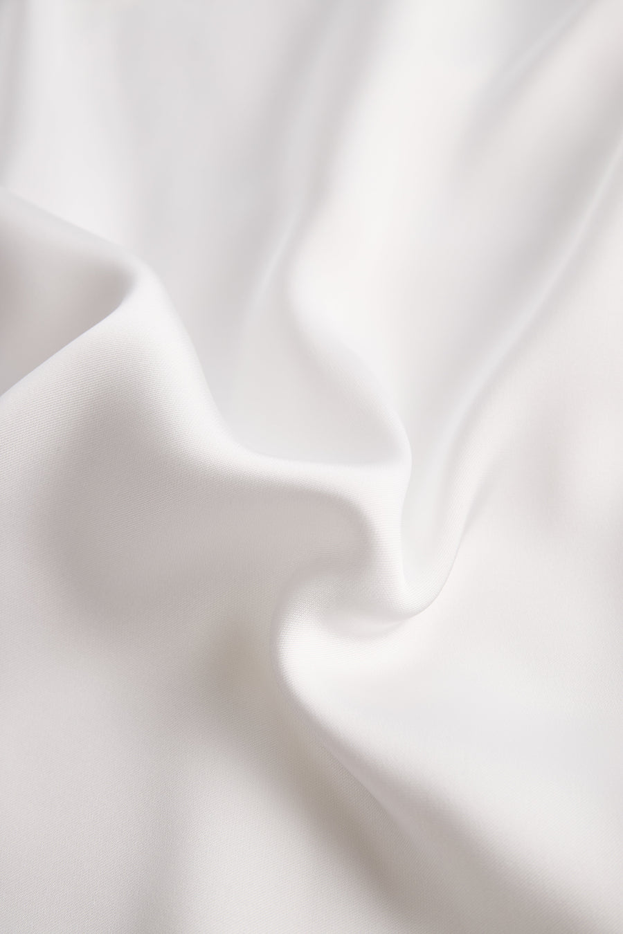 Elegant White Draped Top with Button Detail HWT