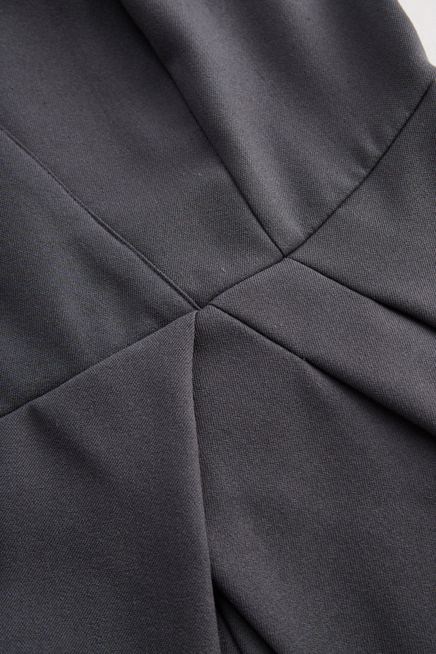 Sophisticated Sleeveless Peplum Jumpsuit In Charcoal Gray SN