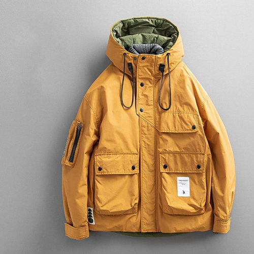 Insulated Hooded Water-Resistant - Parka CAAYWORLD MEN
