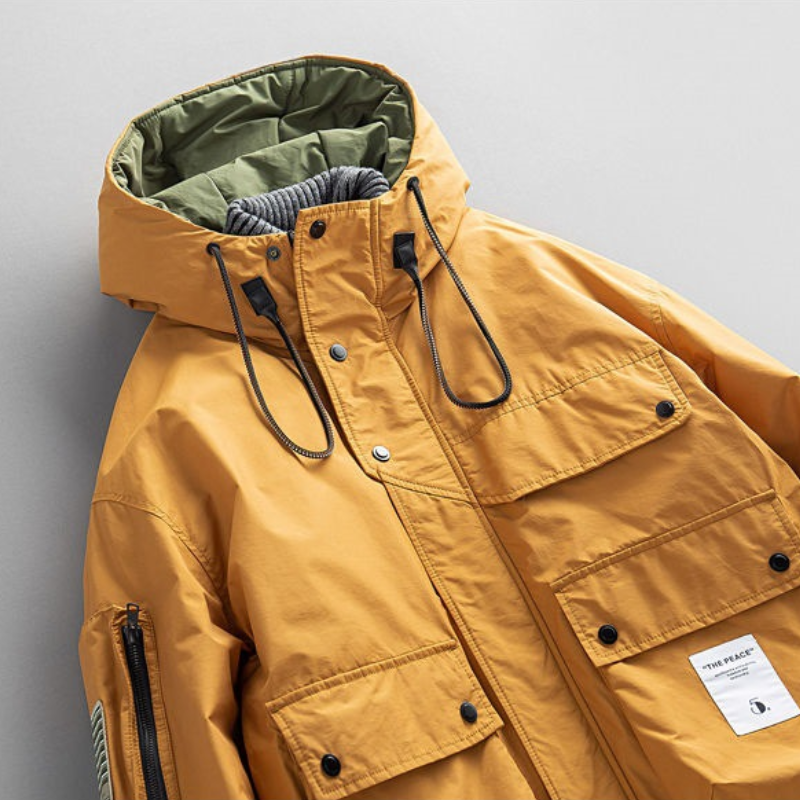 Insulated Hooded Water-Resistant - Parka CAAYWORLD MEN