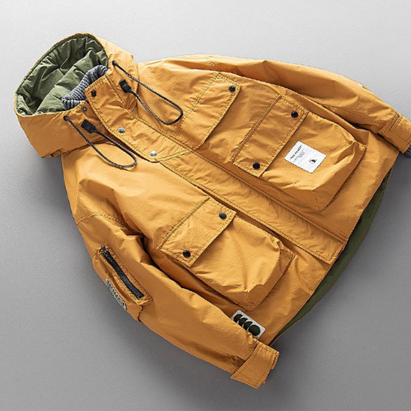 Insulated Hooded Water-Resistant - Parka CAAYWORLD MEN