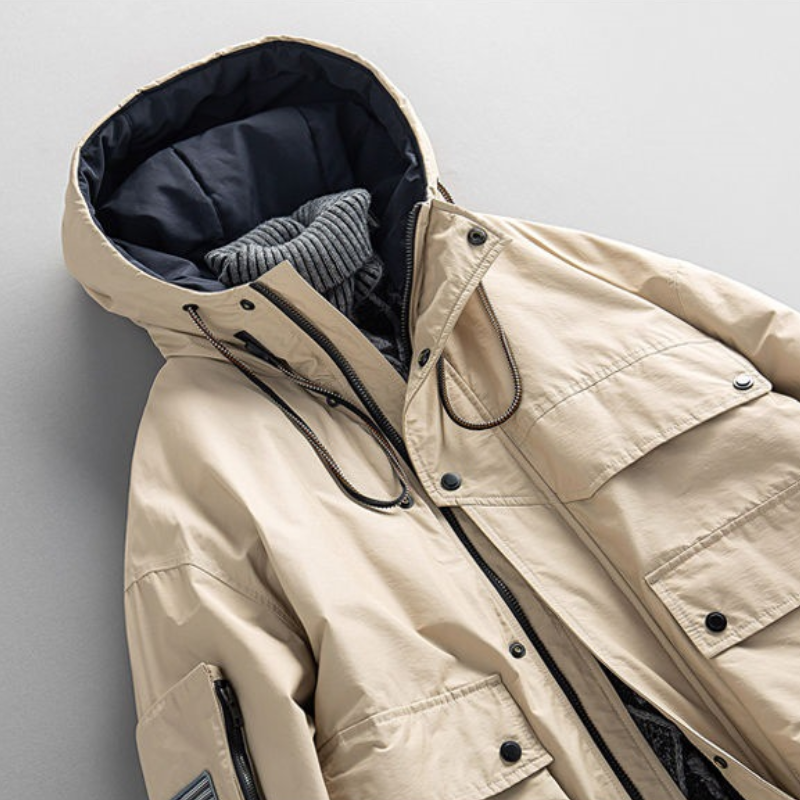 Insulated Hooded Water-Resistant - Parka CAAYWORLD MEN