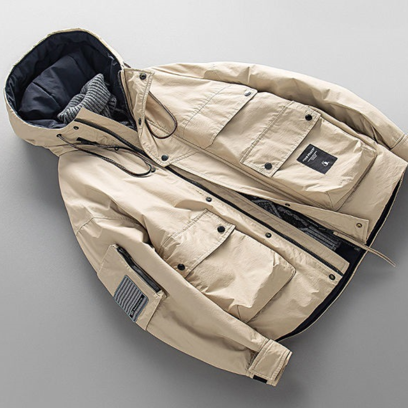 Insulated Hooded Water-Resistant - Parka CAAYWORLD MEN
