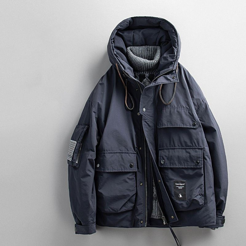 Insulated Hooded Water-Resistant - Parka CAAYWORLD MEN