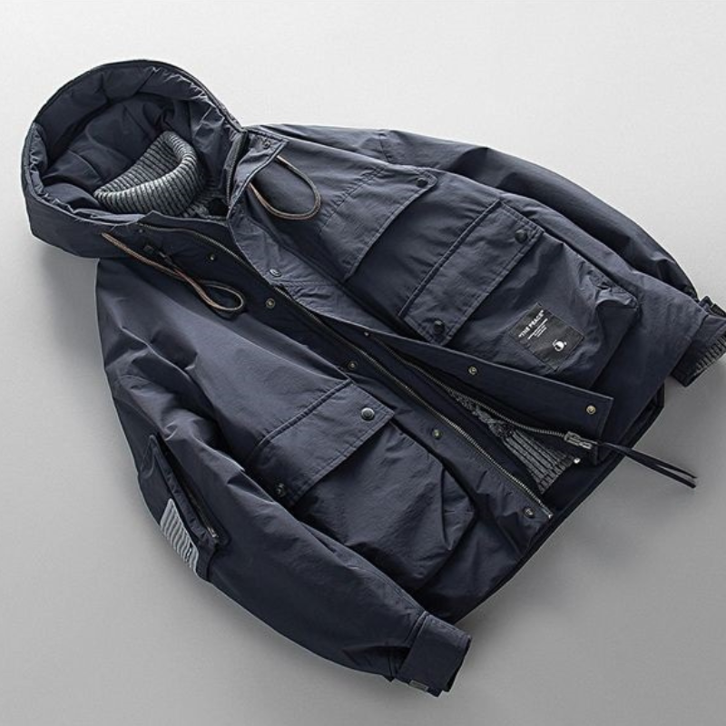 Insulated Hooded Water-Resistant - Parka CAAYWORLD MEN