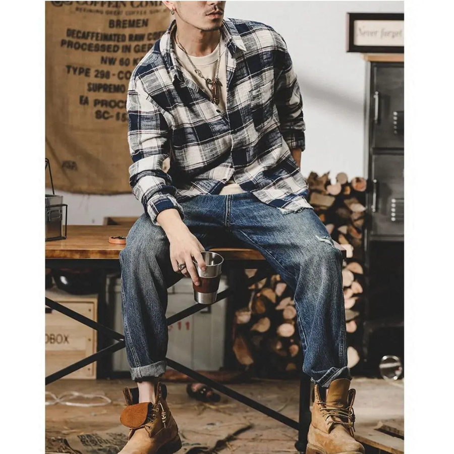 Jaxel Plaid Button-Down - Shirt CAAYWORLD