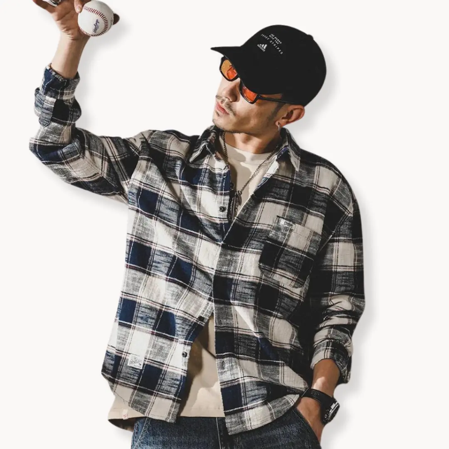 Jaxel Plaid Button-Down - Shirt CAAYWORLD