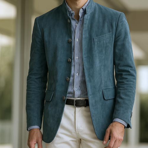 Johnny - Premium Suede Jacket CAAYWORLD MEN