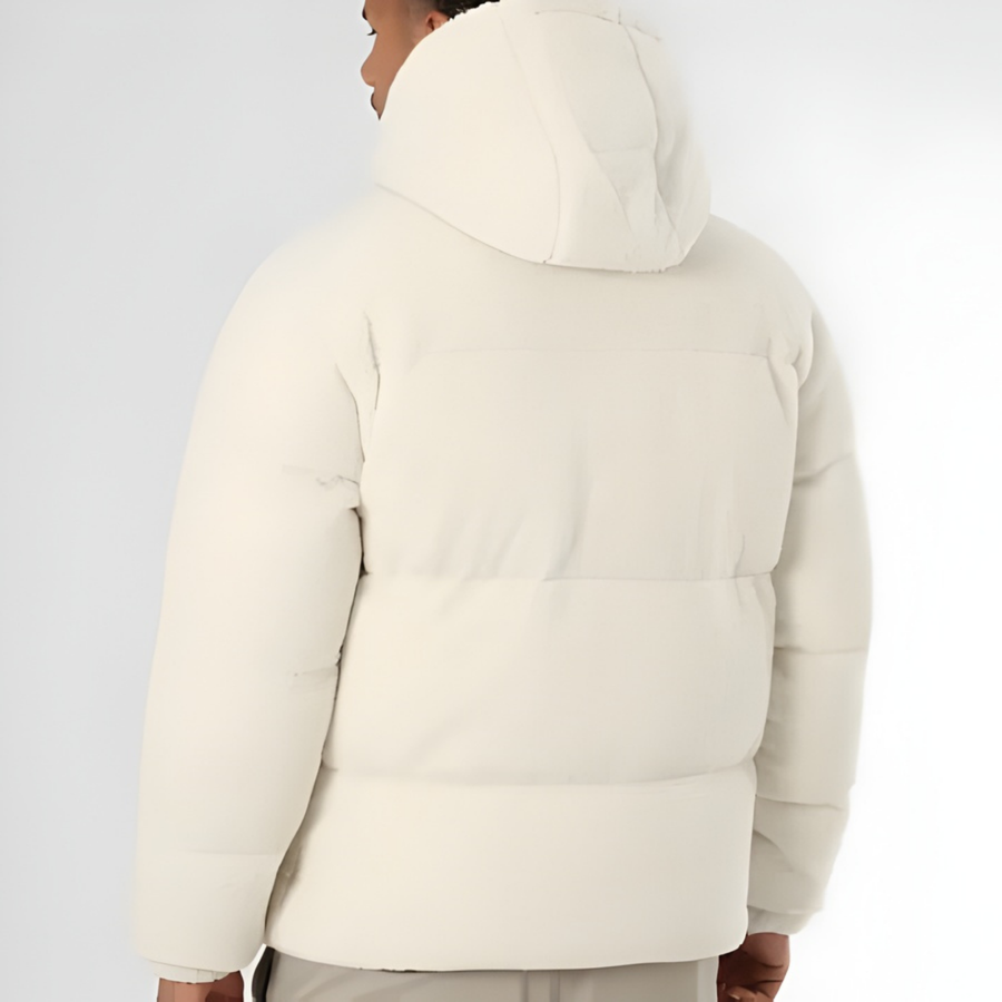 Kareem - Doudoune Sherpa Hooded Jacket Light Beige CAAYWORLD MEN