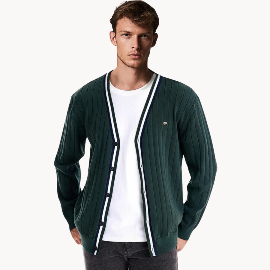Karim Cotton Knit - Cardigan CAAYWORLD MEN