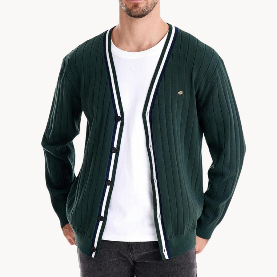 Karim Cotton Knit - Cardigan CAAYWORLD MEN