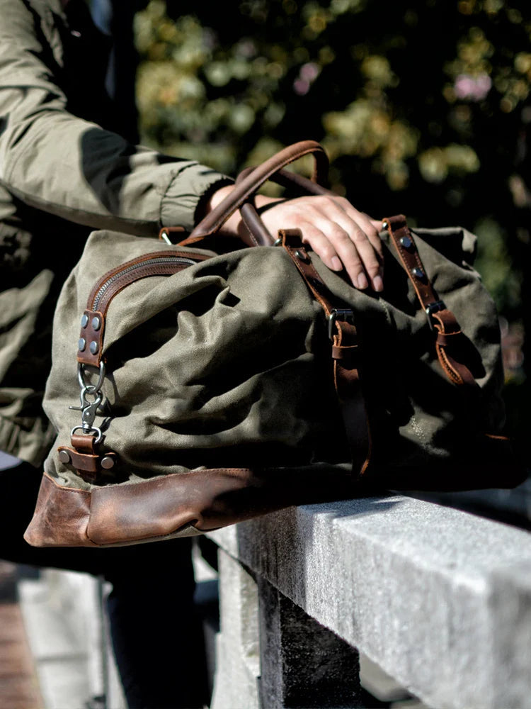 Kingsley Canvas & Leather - Duffle Bag CAAYWORLD