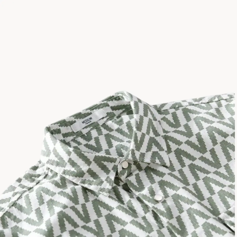 Kjell Cotton Button-Down - Shirt CAAYWORLD