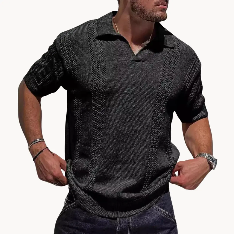 Knit Polo - Polo Shirt CAAYWORLD