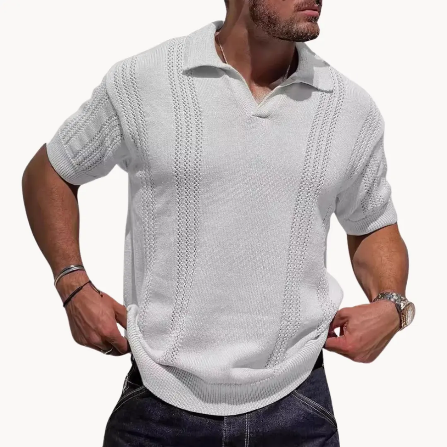 Knit Polo - Polo Shirt CAAYWORLD