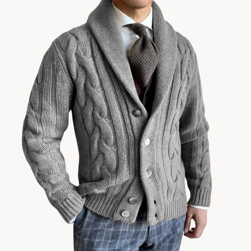 Knit Shawl Collar - Cardigan CAAYWORLD MEN
