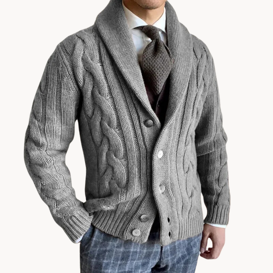 Knit Shawl Collar - Cardigan CAAYWORLD MEN