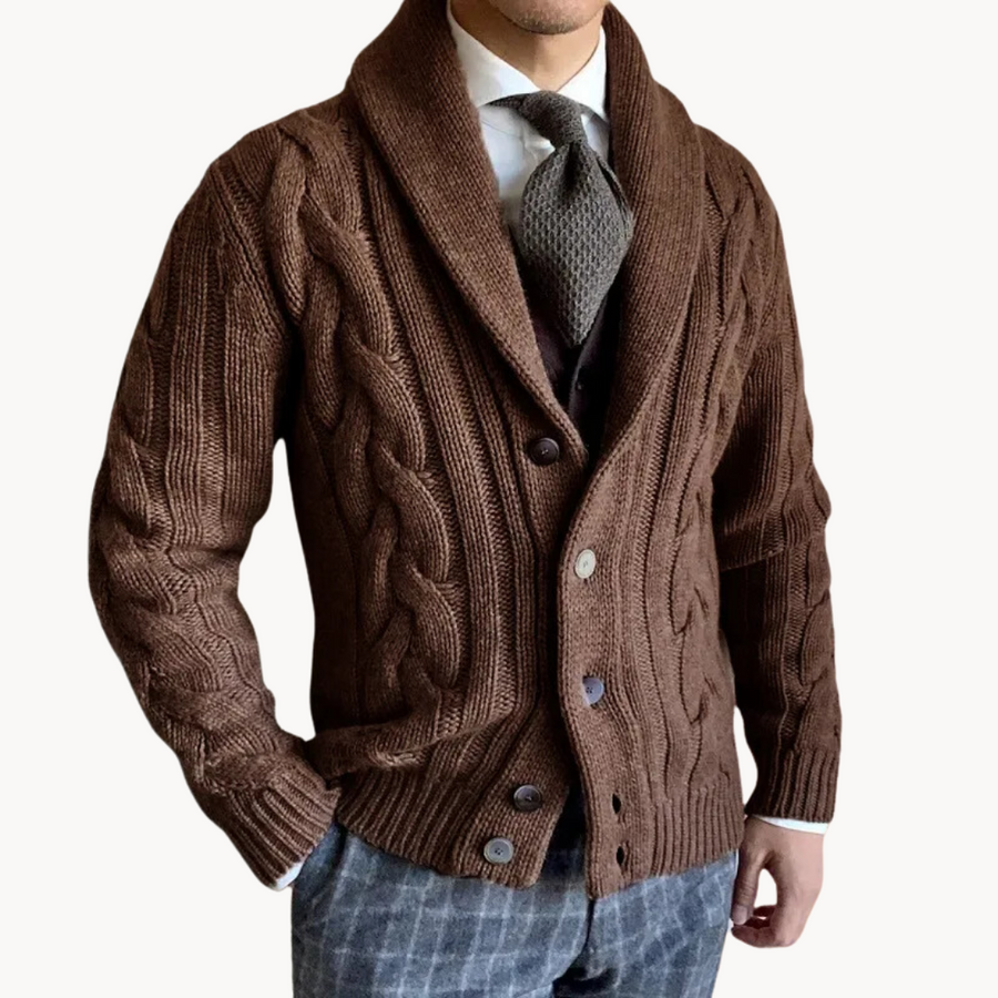 Knit Shawl Collar - Cardigan CAAYWORLD MEN