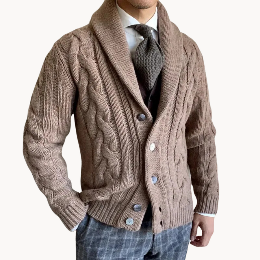 Knit Shawl Collar - Cardigan CAAYWORLD MEN