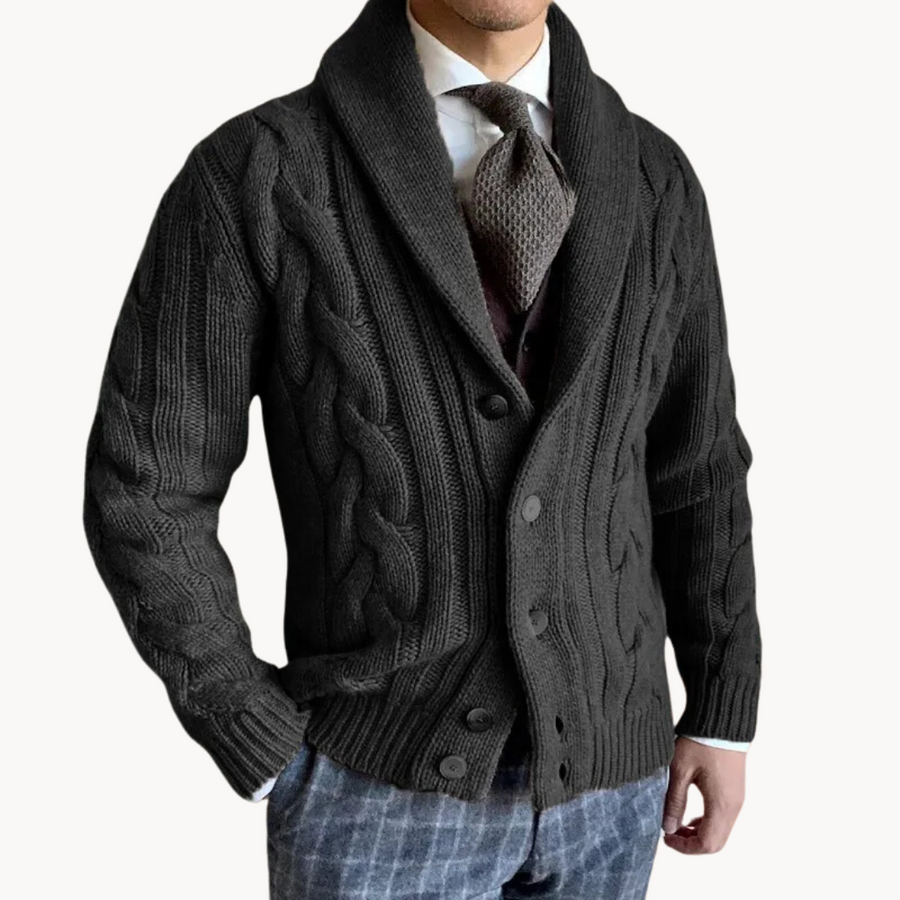 Knit Shawl Collar - Cardigan CAAYWORLD MEN