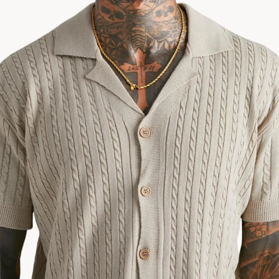 Knitted Polo - Polo Shirt CAAYWORLD