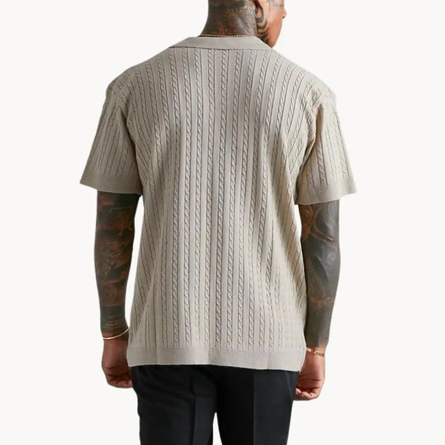 Knitted Polo - Polo Shirt CAAYWORLD
