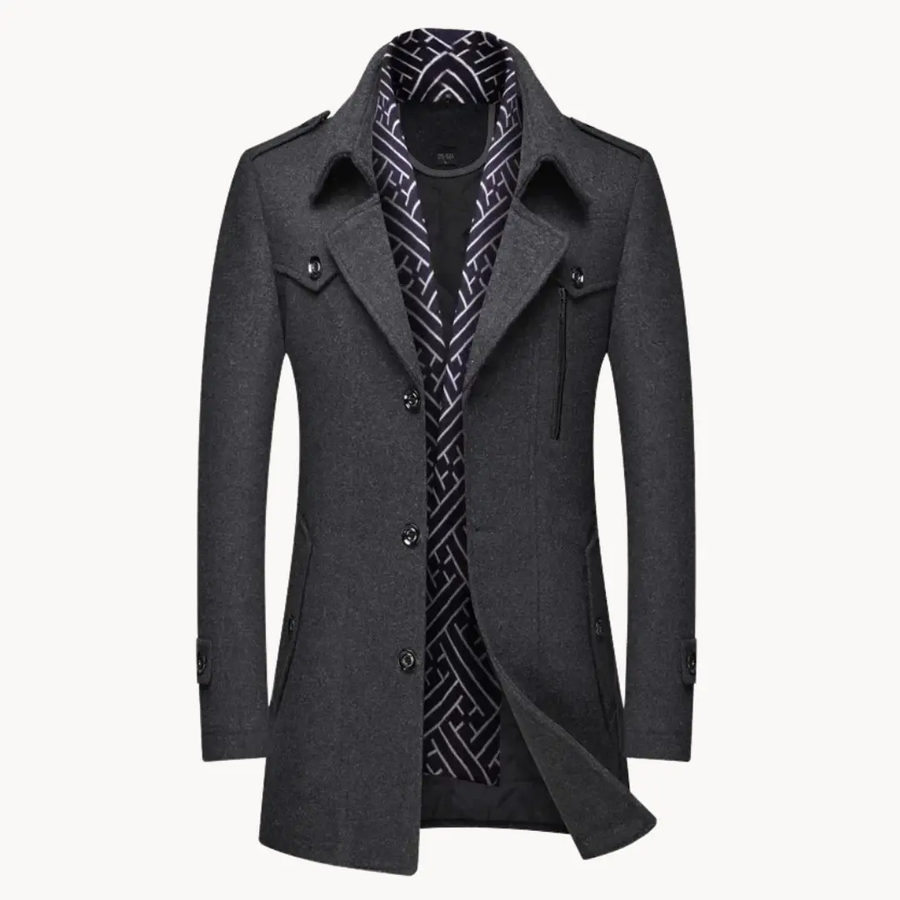 Knox Wool Overcoat - Coat CAAYWORLD