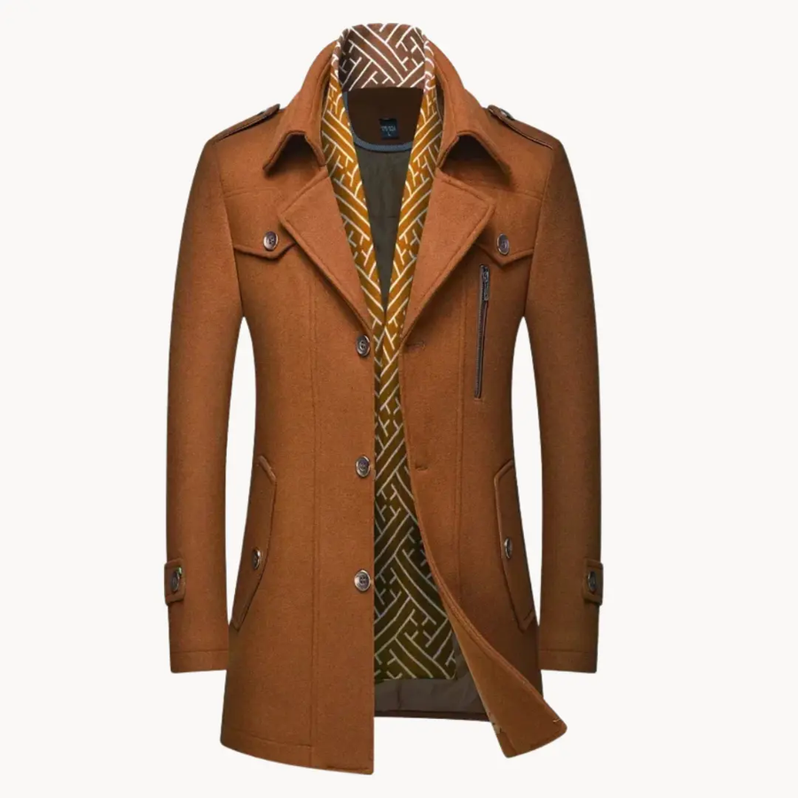 Knox Wool Overcoat - Coat CAAYWORLD